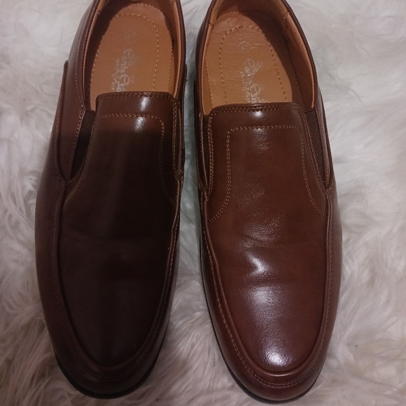 Men brown elegant casual pointed toe shoes - Picture 3 of 14